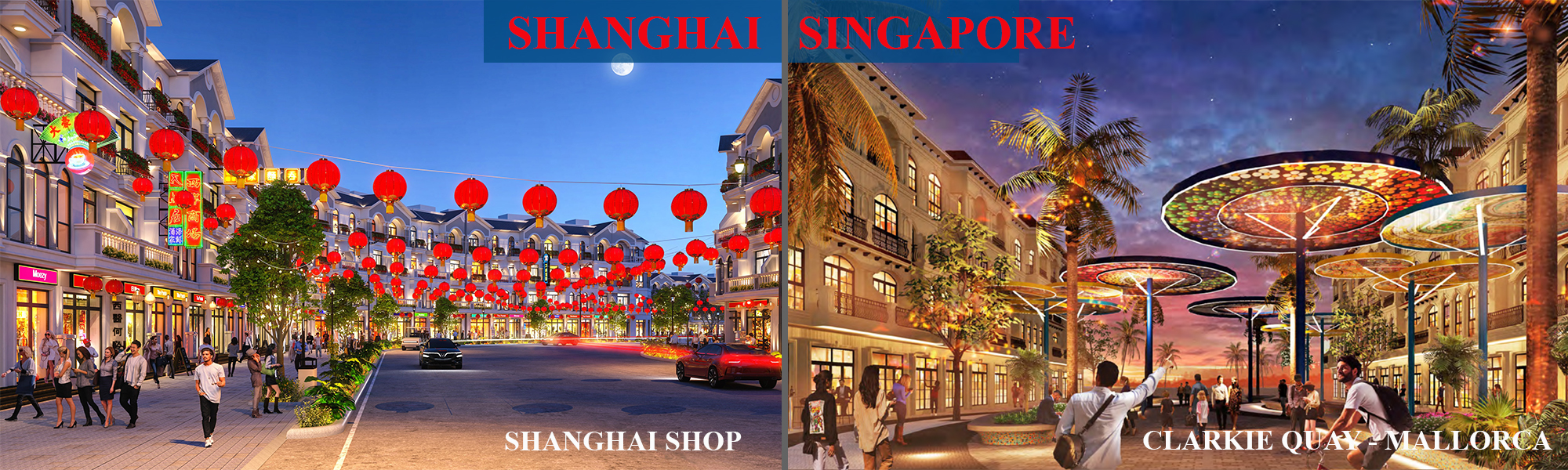Biểu tượng Shanghai - Singapore tại Shop Grand World 